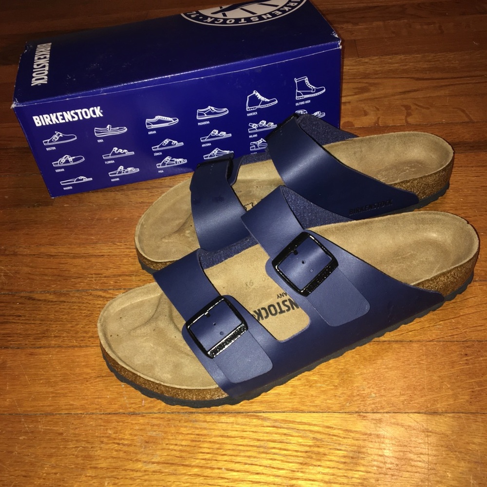 Birkenstock Men Arizona navy blue 44 NEW